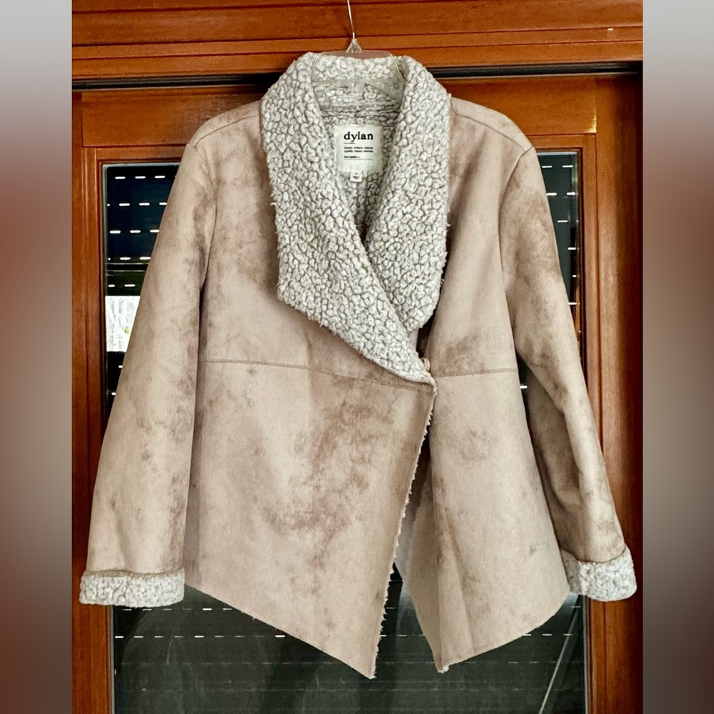 Dylan Women's Faux Suede Teddy Jacket
